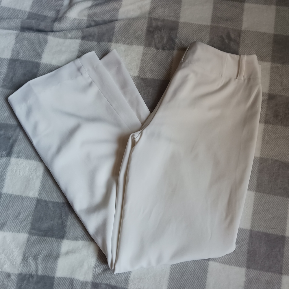 White House Black Market Women's Crisp White Dress Pants